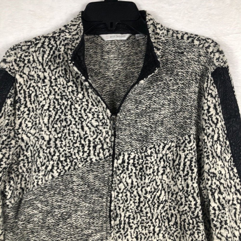 Erin London Women's Sweater Animal Print Jacket Size Adult Medium - Picture 2 of 11